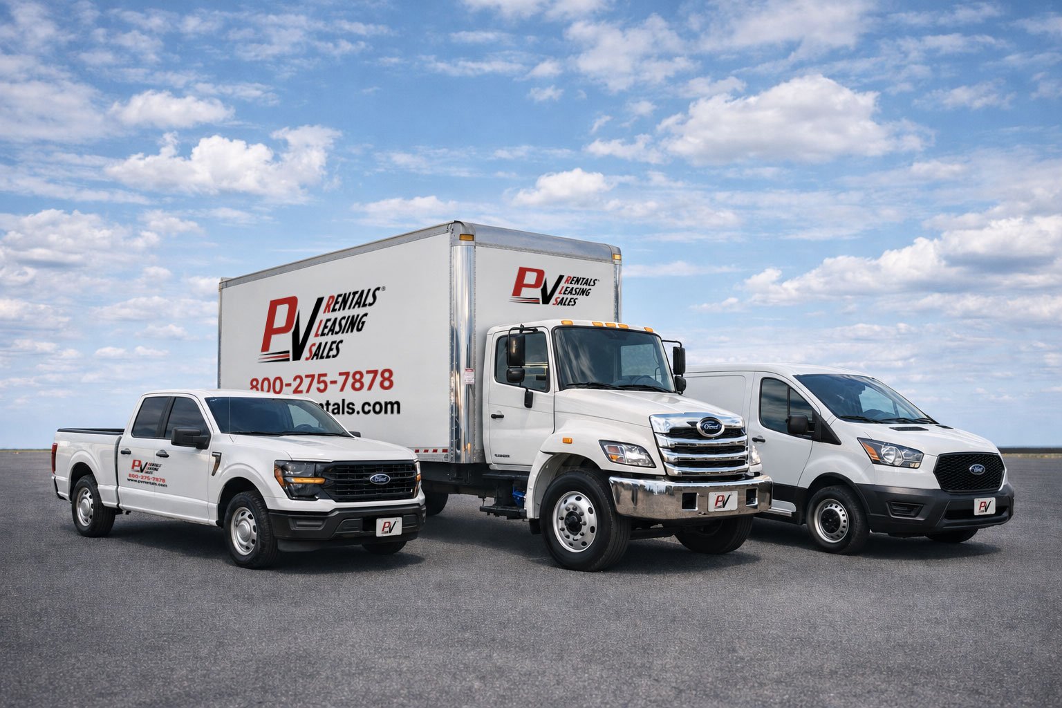 Commercial-vehicle-fleet-under-clear-sky