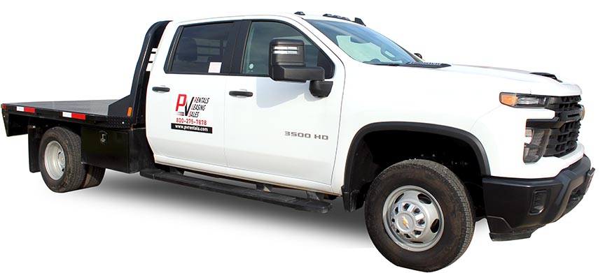 1 Ton Crew Cab 4x4 Flatbed Gooseneck